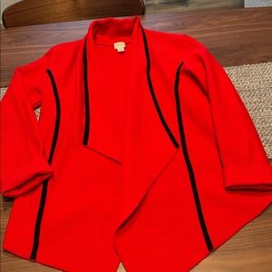 Chico’s wool open jacket